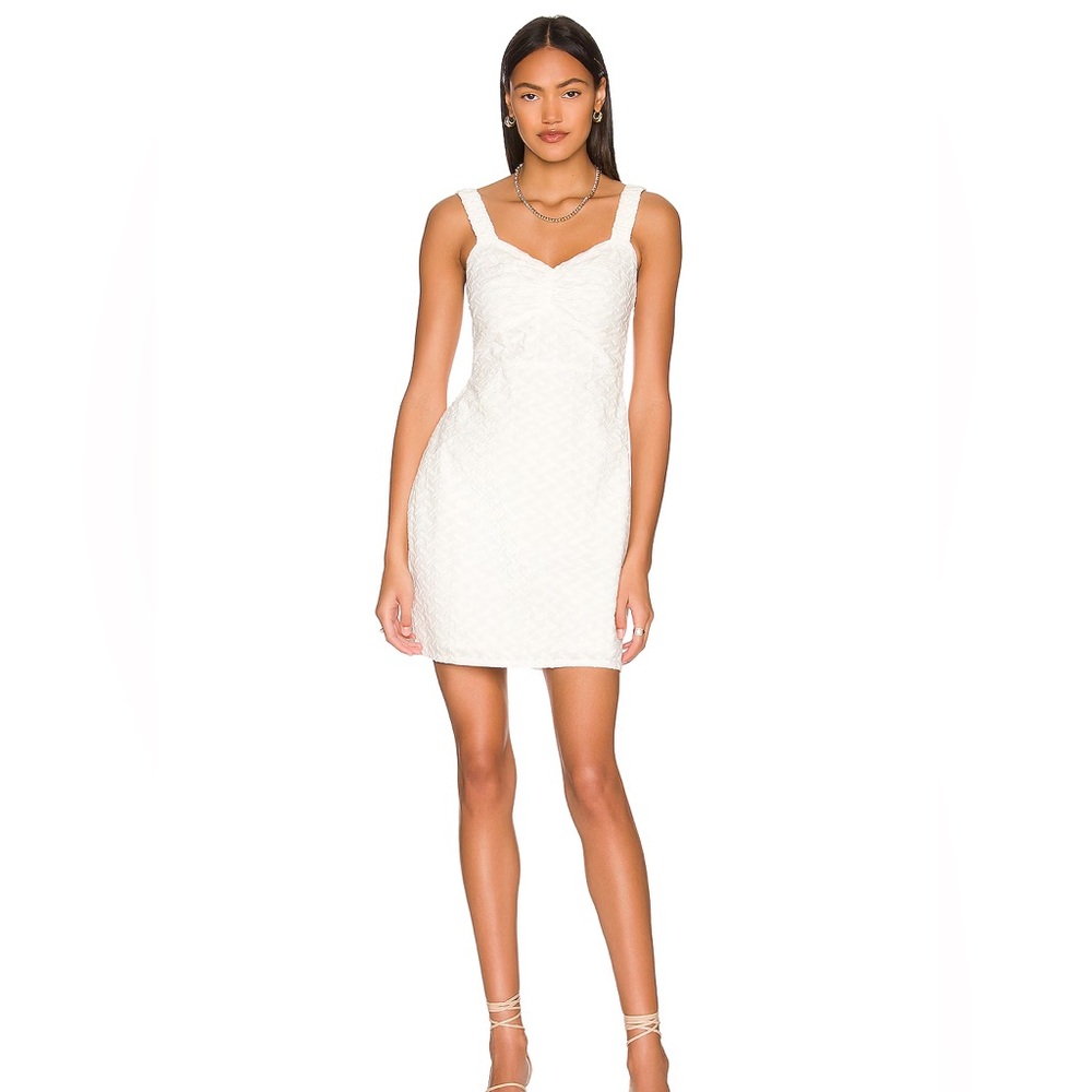 MINKPINK Meda Mini Dress in White